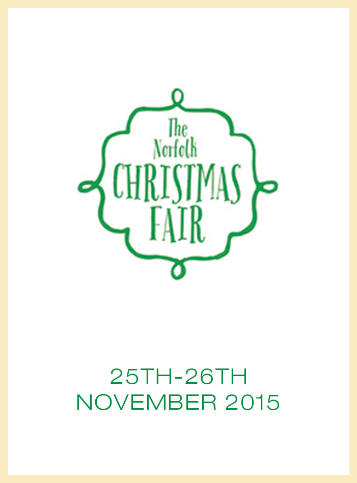 WE’LL BE AT THE NORFOLK CHRISTMAS FAIR